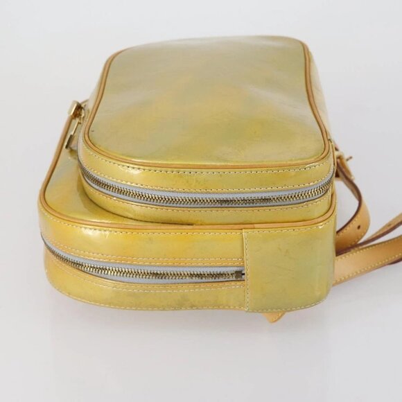 LOUIS VUITTON Monogram Vernis Marley Backpack Gris M91038 LV Auth 153312 main image 4